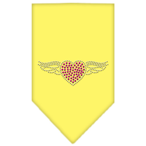 Aviator Rhinestone Bandana Yellow Large